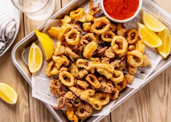 Lulas fritas à Portuguesa