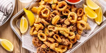 Lulas fritas à Portuguesa