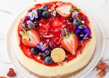 Cheesecake de frutos vermelhos