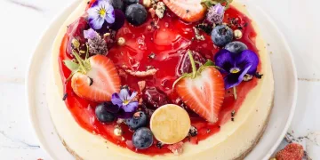 Cheesecake de frutos vermelhos