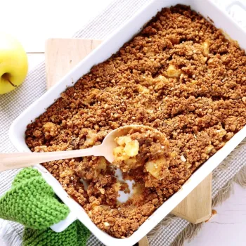 Crumble de maçã