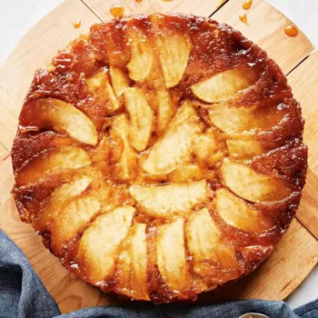 Bolo de maçã e mel