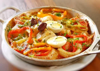 Bacalhau no forno à Portuguesa