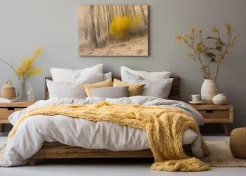 decoração do quarto de hóspedes