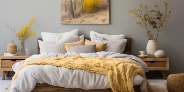 decoração do quarto de hóspedes
