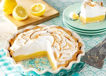 Tarte de limão merengada