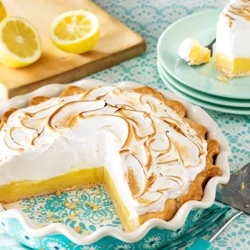 Tarte de limão merengada