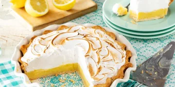 Tarte de limão merengada