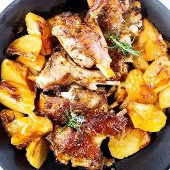Cabrito assado no forno à padeiro