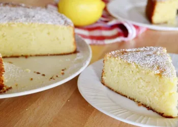 Tarte de requeijão e laranja