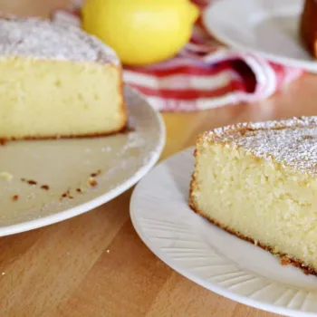Tarte de requeijão e laranja