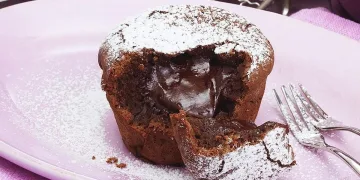 Queques de chocolate húmidos