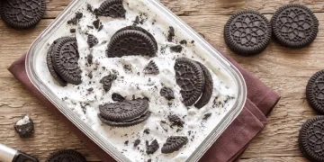 Mousse de Oreo com iogurte