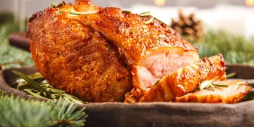 Pernil assado no forno à portuguesa