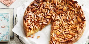 Tarte de amêndoa à moda antiga