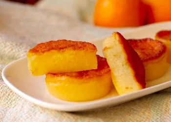 Queijadas de laranja húmidas
