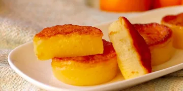 Queijadas de laranja húmidas