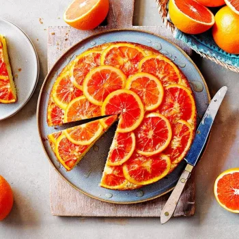 Bolo de laranja invertido