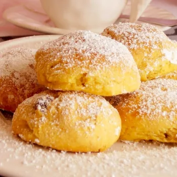 Broinhas natalícias de abóbora