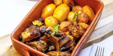 Cabrito assado no forno à transmontana