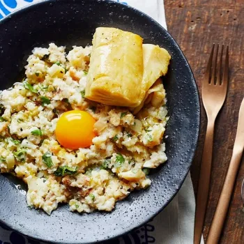 Açorda de bacalhau à Alentejana