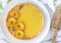 Tarte de coco e ananás