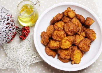 Filhoses de abóbora e laranja