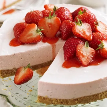 Cheesecake de morango