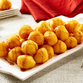 Sonhos de laranja e cenoura fofinhos