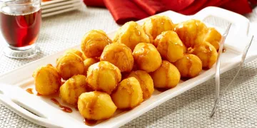 Sonhos de laranja e cenoura fofinhos