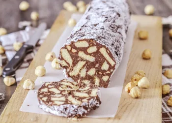 Salame de chocolate caseiro