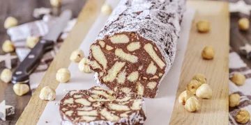 Salame de chocolate caseiro