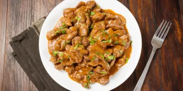 Moelas estufadas à portuguesa