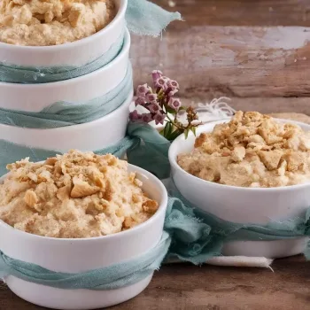 Mousse cremosa de bolacha