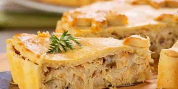 Tarte de bacalhau