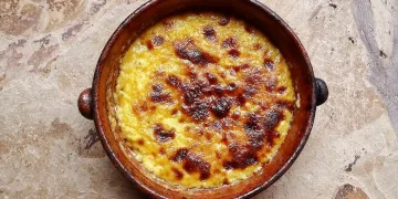 Tigelada tradicional portuguesa