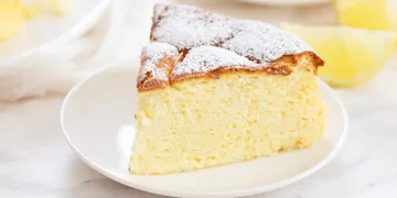 Bolo de claras e limão