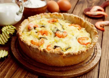 Quiche de camarão