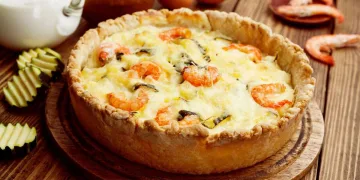 Quiche de camarão