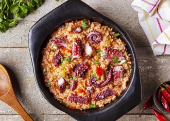 Arroz de polvo à Algarvia