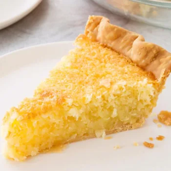 Tarte de coco cremosa