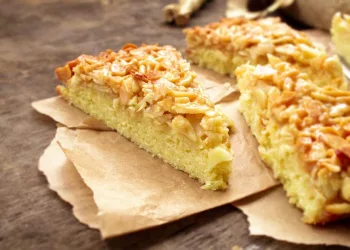 Tarte de amêndoa e coco