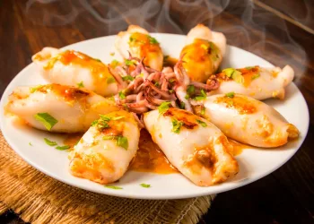 Lulas recheadas à Algarvia