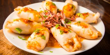 Lulas recheadas à Algarvia