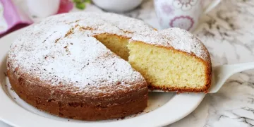Bolo de aveia e iogurte