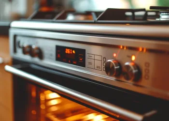 Forno e placa de cozinha