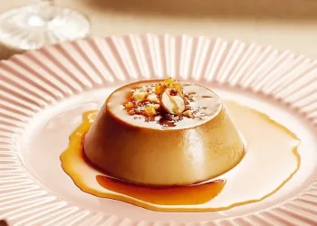 Pudim de café com leite condensado