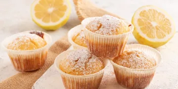 Queques de limão fofinhos