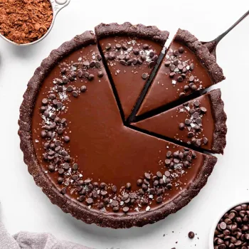 Tarte de chocolate e leite condensado