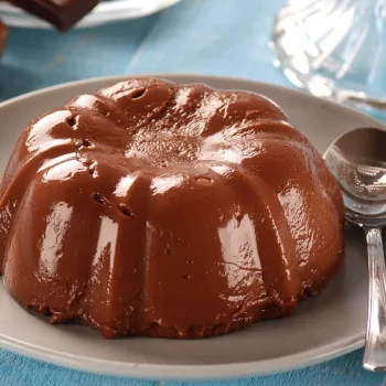 Pudim de chocolate